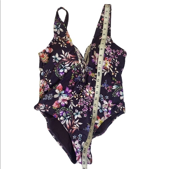 HOBIE floral one piece Swimsuit size large - Picture 5 of 9